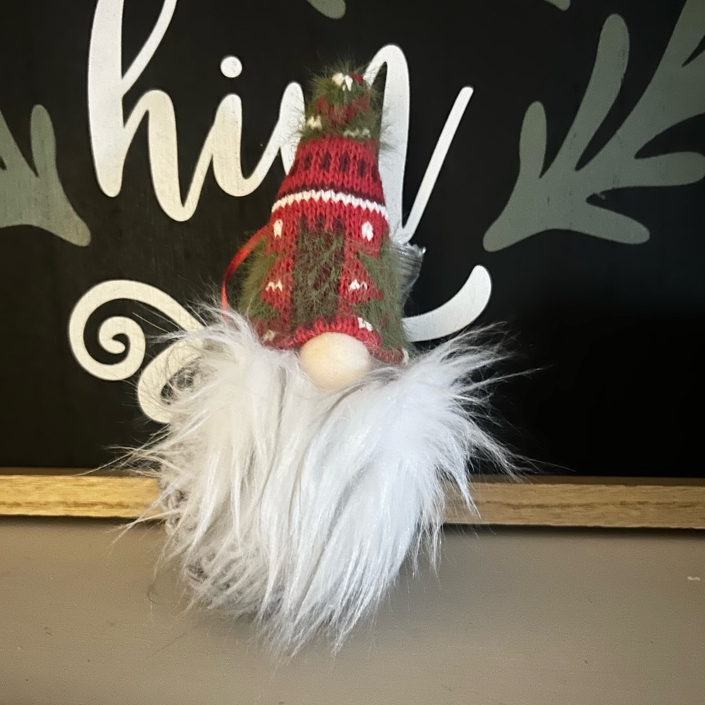 Festive Christmas Gnome Handmade  Crochet Mini Candy